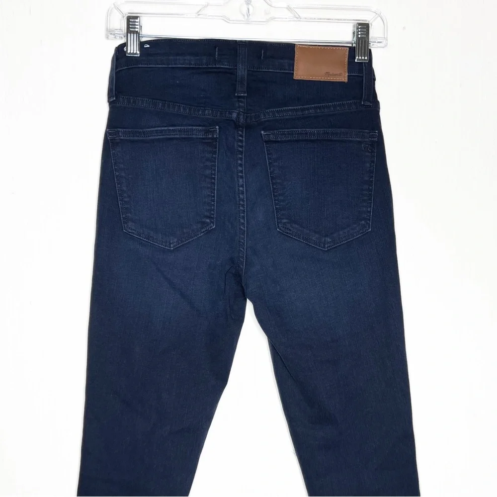 Madewell Navy Blue Colored Denim 9” High Rise Skinny Jeans